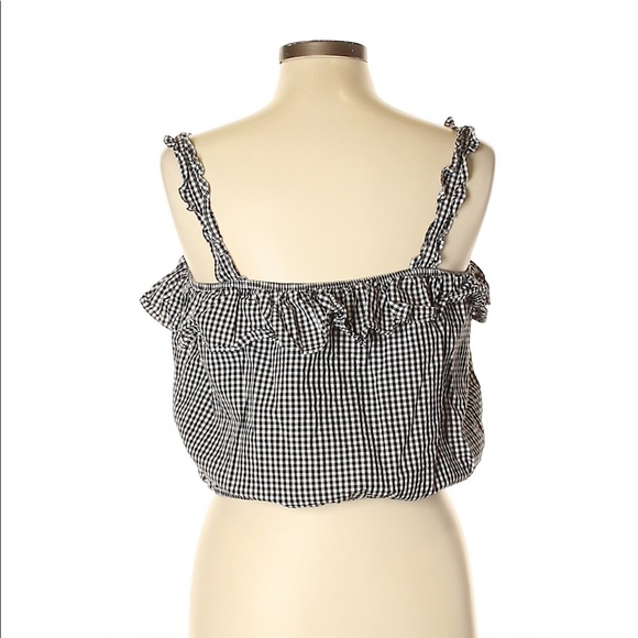American Eagle - Gingham Checkered Strap Top - Picture 3 of 5